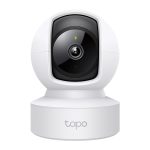 TP-Link Pan/tilt Home Security Wi-fi Camera, 2k (2304×1296), 2.4 Ghz, Horizontal 360º, 1 × Ethernet Port,local Storage Through Microsd Card (TAPO C212)