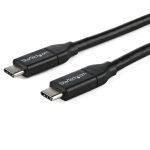 StarTech.com USB2C5C1M – USB-C to USB-C Cable, USB 2.0, 1m