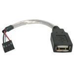 6 USB A to USB 4 Pin Header Cable.