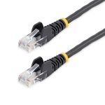StarTech.com 5m Black Snagless Utp Cat5e Patch Cable (45PAT5MBK)
