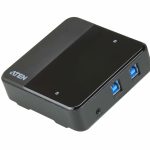 Aten Peripheral Switch 2×4 Usb 3.1 Gen1, 2x Pc, 4x Usb 3.1 Gen1 Ports, Remote Port Selector, Plug And Play (US3324-AT)