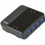 Aten Peripheral Switch 4×4 Usb 3.1 Gen1, 4x Pc, 4x Usb 3.1 Gen1 Ports, Remote Port Selector, Plug And Play (US3344-AT)