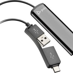 Poly Poly DA75 USB to QD Black Adapter 786C6AA