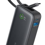 ANKER NANO 10K 30W POWER BANK WITH BUILT- IN USB-C CABLE (BLACK)