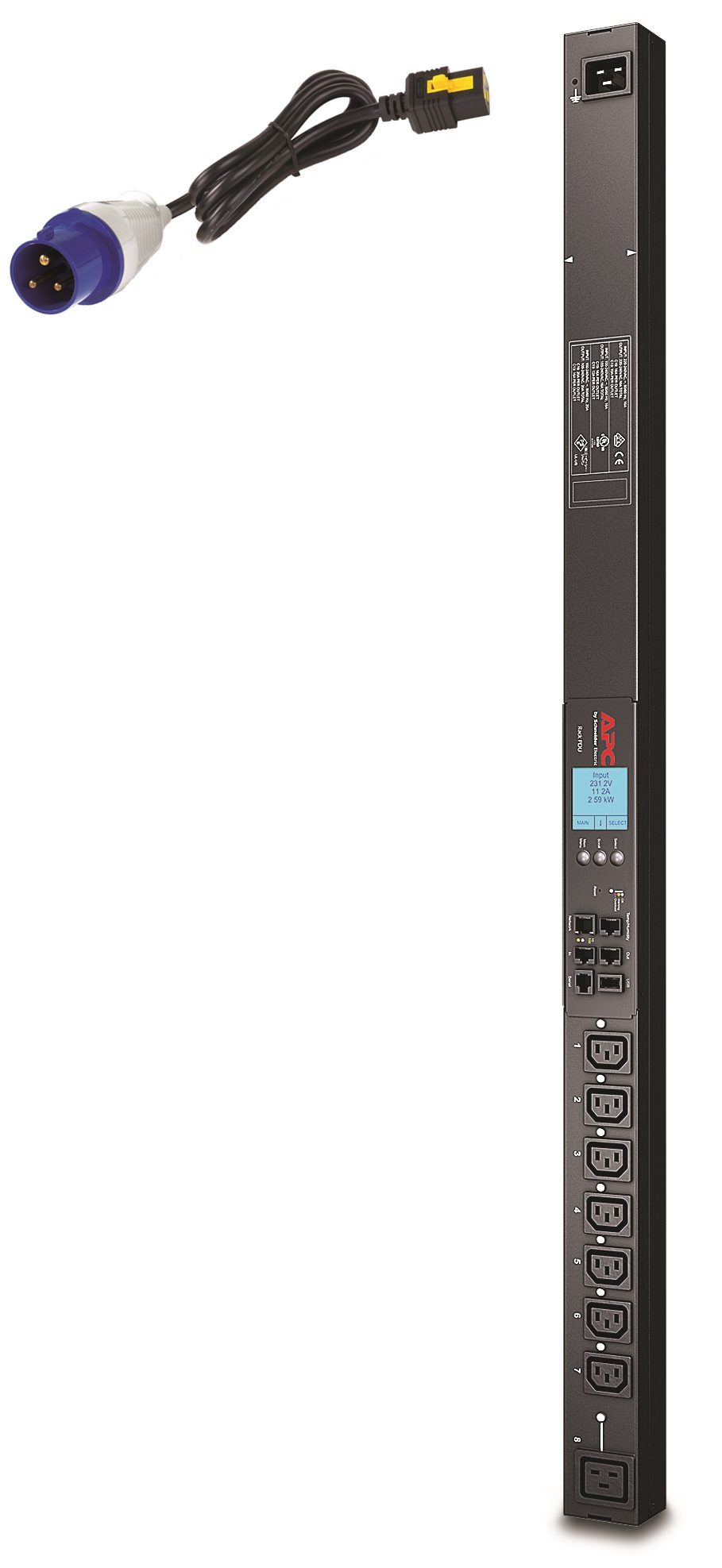 Rack PDU 2G. Switched. ZeroU. 16A. 230V.