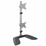 StarTech ARMDUOVS – Dual Monitor Mount, Adjustable Arm, Black