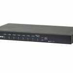 Aten 8 Port 1U 16A Smart PDU - Bank level metering with outlet control, 8xC13 Outlets