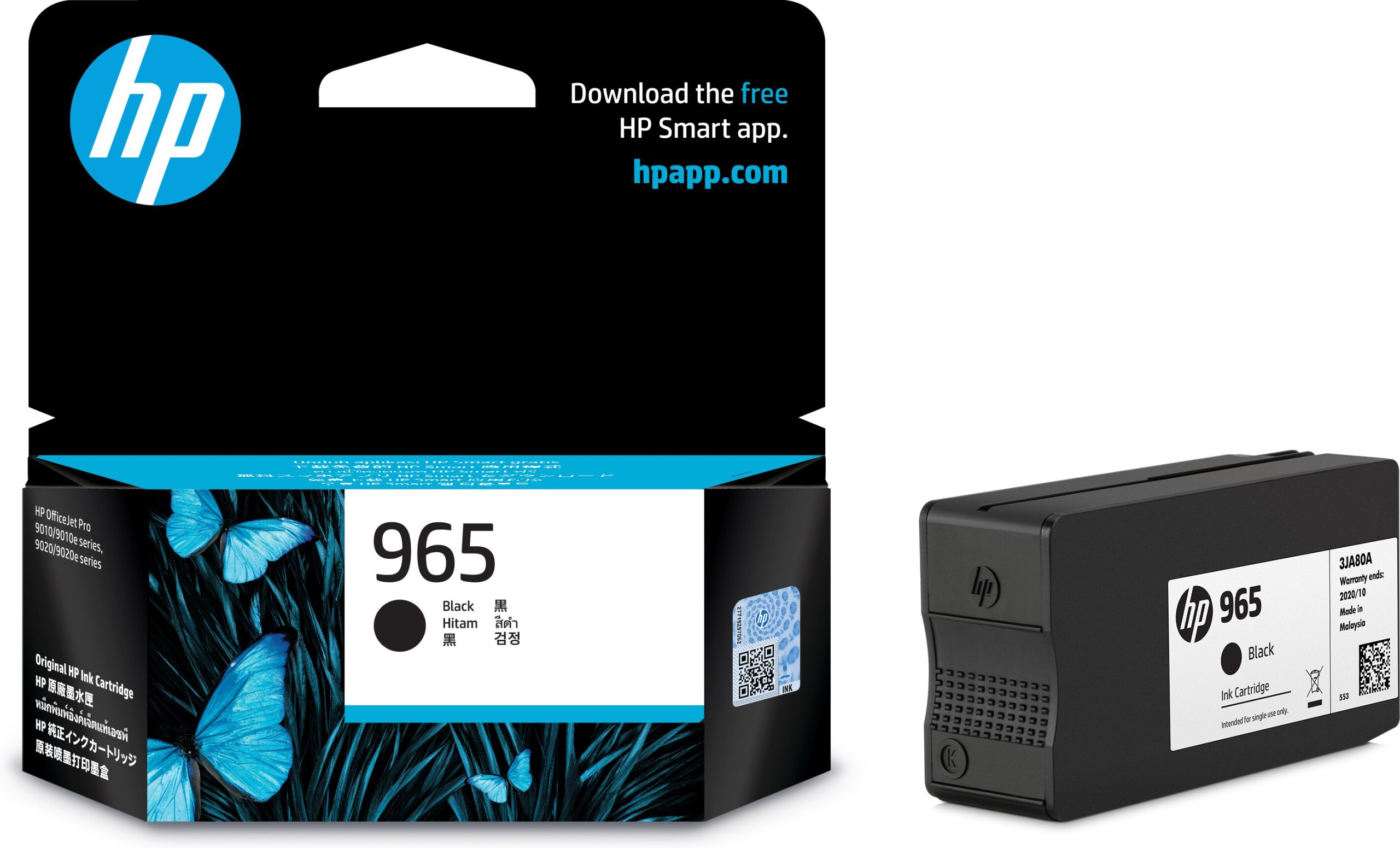 965 BLACK ORIGINAL INK CARTRIDGE