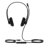 YEALINK WIRED (UH34-LITE) UC DUAL HEADSET, NOISE CANCELLING MIC, FOAM CUSHION, USB-A