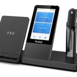 YEALINK DECT WIRELESS (WH67) UC CONVERTIBLE HEADSET , 4" TOUCH SCREEN BASE , SPEAKERPHONE