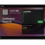 YEALINK (ROOMPANELPLUS-E2) ANDROID 10" ROOM SCHEDULING BLACKPANEL, TEAMS, POE, W/MOUNT