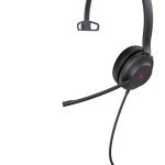 YEALINK WIRED (UH37) UC MONO HEADSET,NOISE CANCELLING MIC,LEATHER, USB-C, C TO A ADAPTOR