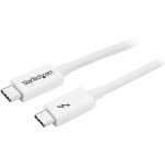 StarTech.com TBLT3MM1MW – Thunderbolt 3 cable, 1 m, white