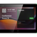 YEALINK (ROOMPANEL-E2) ANDROID8" ROOM SCHEDULING PANEL BLACKUNIVERSAL, POE/WIFI, W/MOUNT