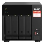 QNAP TS-473A-8G 4 Bay NAS 8G DDR4 AMD V1500B quad-core 2.2 GHz processor 2x M.2 2280 PCIe Gen3 x1 slots Hot-swappable 3xUSB 3.2 3YR WTY