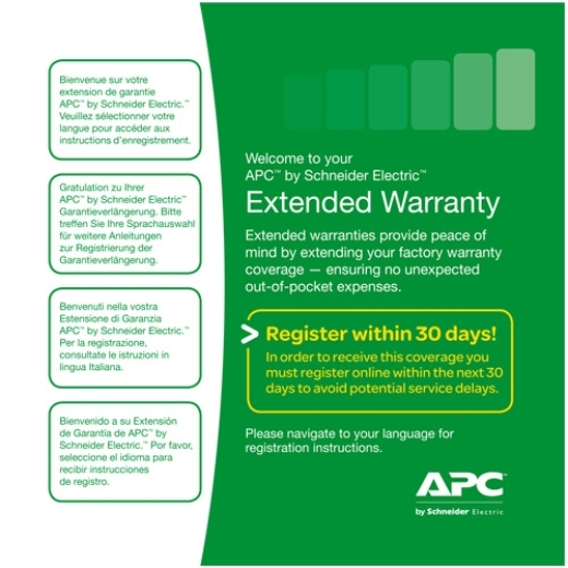 APC Warranty Extension WEXTWAR1YR-SE-03