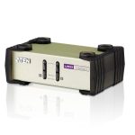 Aten Desktop Kvm Switch 2 Port Single Display Vga, Both Usb & Ps/2 Options, Custom Cables Included, Selection Via Front Panel (CS82U-AT)