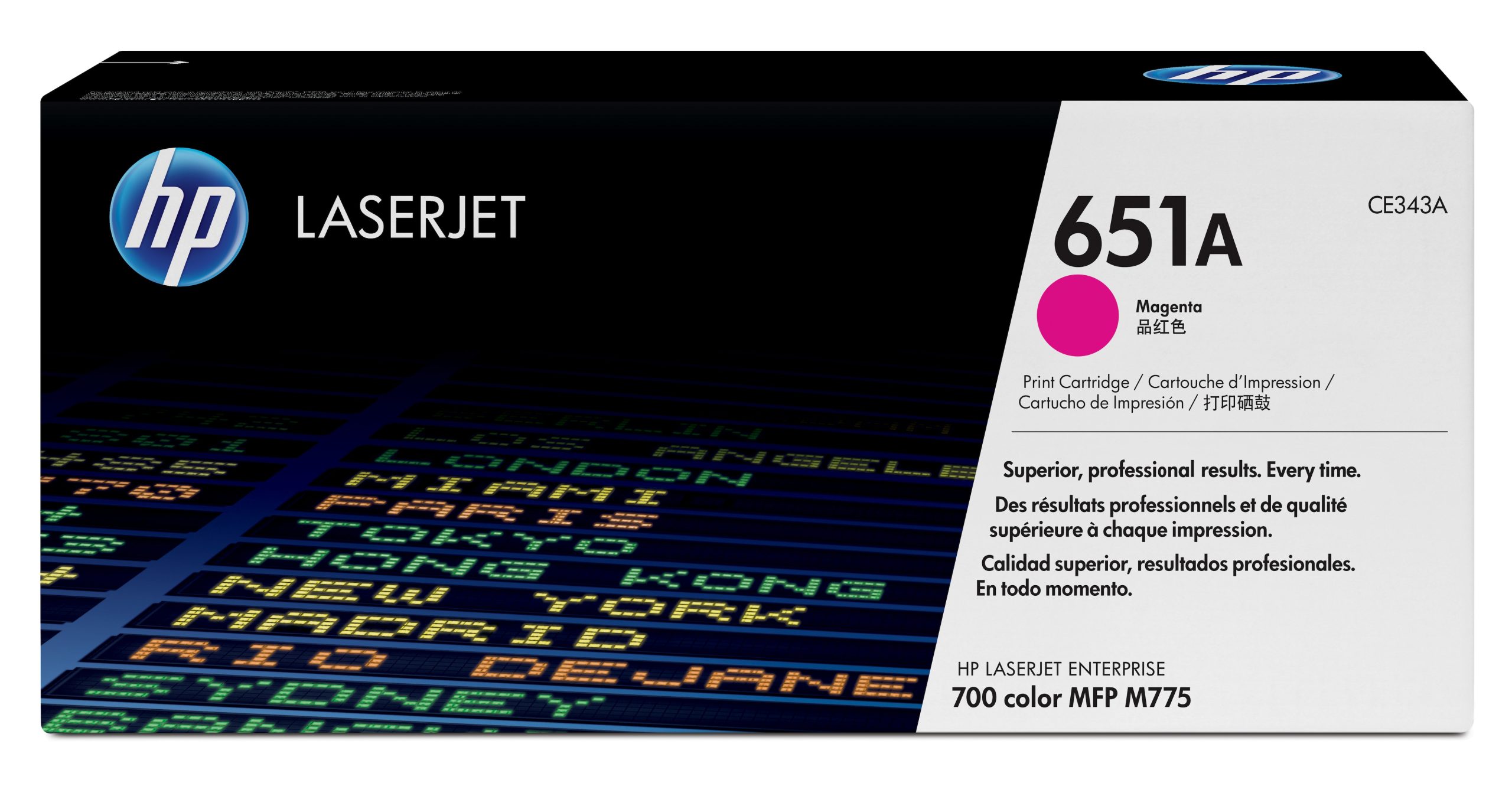 651A MAGENTA LJ TONER CART CE343A