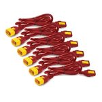 APC Power Cord Kit (6 Ea)locking C13 To C14 (AP8706S-WWX340)