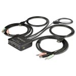 StarTech.com SV211HDUA4K – KVM Switch, 2-Port, 4K UHD Support
