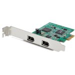 STARTECH 2 PORT PCIe FIREWIRE CARD, PCIE 1394A, LOW PROFILE, LTW
