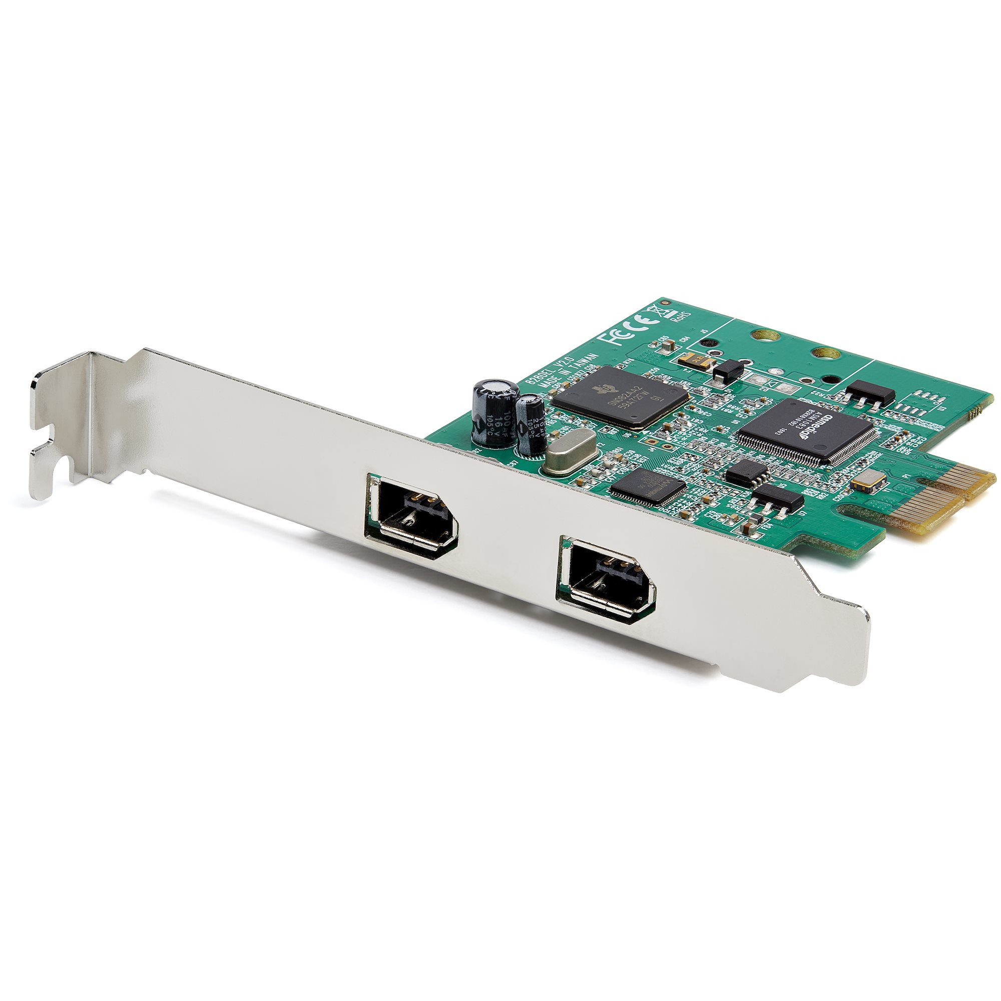 STARTECH 2 PORT PCIe FIREWIRE CARD, PCIE 1394A, LOW PROFILE, LTW