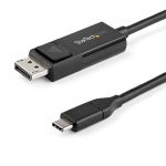 StarTech.com CDP2DP1MBD – Video Cable Adapter, USB-C to DisplayPort, 1m