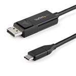 StarTech.com CDP2DP2MBD – Video Cable Adapter, USB-C to DisplayPort, 2m