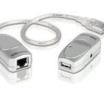Aten Extender Usb 2.0 Cat 5 Extender, Extends Up To 60m, Supports Usb Speeds Up To 12mbps, Plug An Play (UCE60-AT)