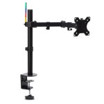 KENSINGTON SINGLE MONITOR DESK MOUNT, UP TO 34" & 8KG, VESA 75x75, 100x100 - BLACK