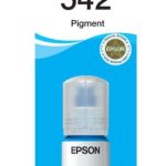 Epson T542 Durabrite Ecotank Cyan Ink For Ecotank Pro Et-16600,et-5800,et-et-5150 (C13T06A292)