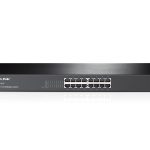 TP-Link TL-SF1016 16-port 10/100M Switch, 16 10/100M RJ45 ports, 1U 19-inch rack-mountable steel case