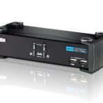 Aten Desktop Kvmp Switch 2 Port Single Display Dvi W/ Audio, 2x Custom Kvm Cables Included, 2x Usb Port, Selection Via Front Panel (CS1762A-AT-U)