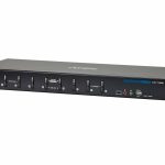 Aten 8 Port Usb Dvi Dual Link Kvm Switch, Video Dynasync, 2.1 Audio, Multi-display Support By Stacking Up To Four Cs1788 Units, Mouse And Keyboard Emu (CS1788-AT-U)