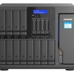 QNAP TS-1655-8G, Intel Atom C5125 8-core processor, 2.8GHz, 8 GB UDIMM DDR4 (max 128GB), 12 x 3.5-inch + 4 x 2.5-inch SATA 6Gb/s, 3Gb/s,2 x M.2 2280, 2y AR wty