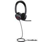 YEALINK WIRED (UH48) MS STEREOACTIVE NOISE CANCELLING HEADSET WITH C TO A ADAPTER