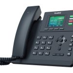 YEALINK (SIP-T33G) 4 LINE GIGABIT IP PHONE WITH HANDSET, 2.4" LCD SCREEN