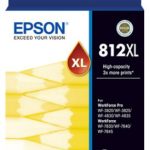 EPSON 812XL HIGH CAPACITY DURABRITE ULTRA YELLOW INK - WF-3820,WF-3825,WF-4830,WF-4835,WF-