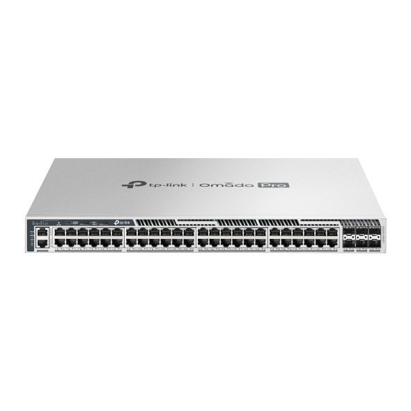 TP-LINK OMADA PRO 48-PORT MANAGED 2.5G L3 SWITCH, 2.5G(48), 25G SFP28(6), 1U, 5YR