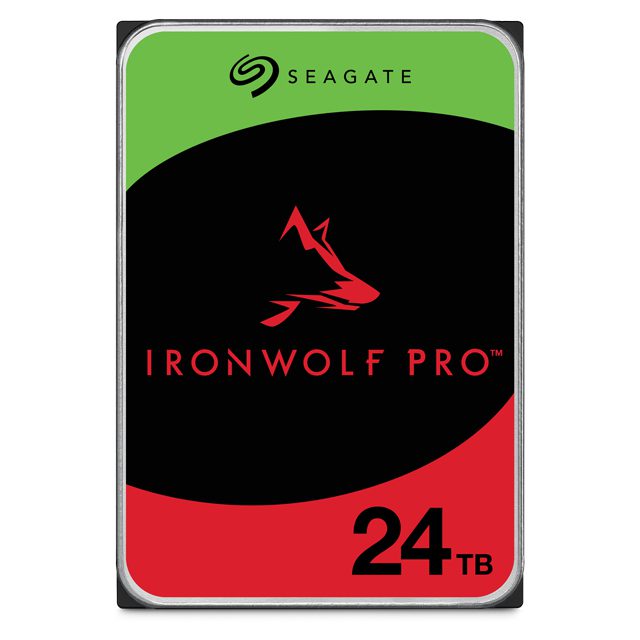 SEAGATE IRONWOLF PRO NAS 24TB, 3.5" SATA HARD DRIVE, 5YR WTY