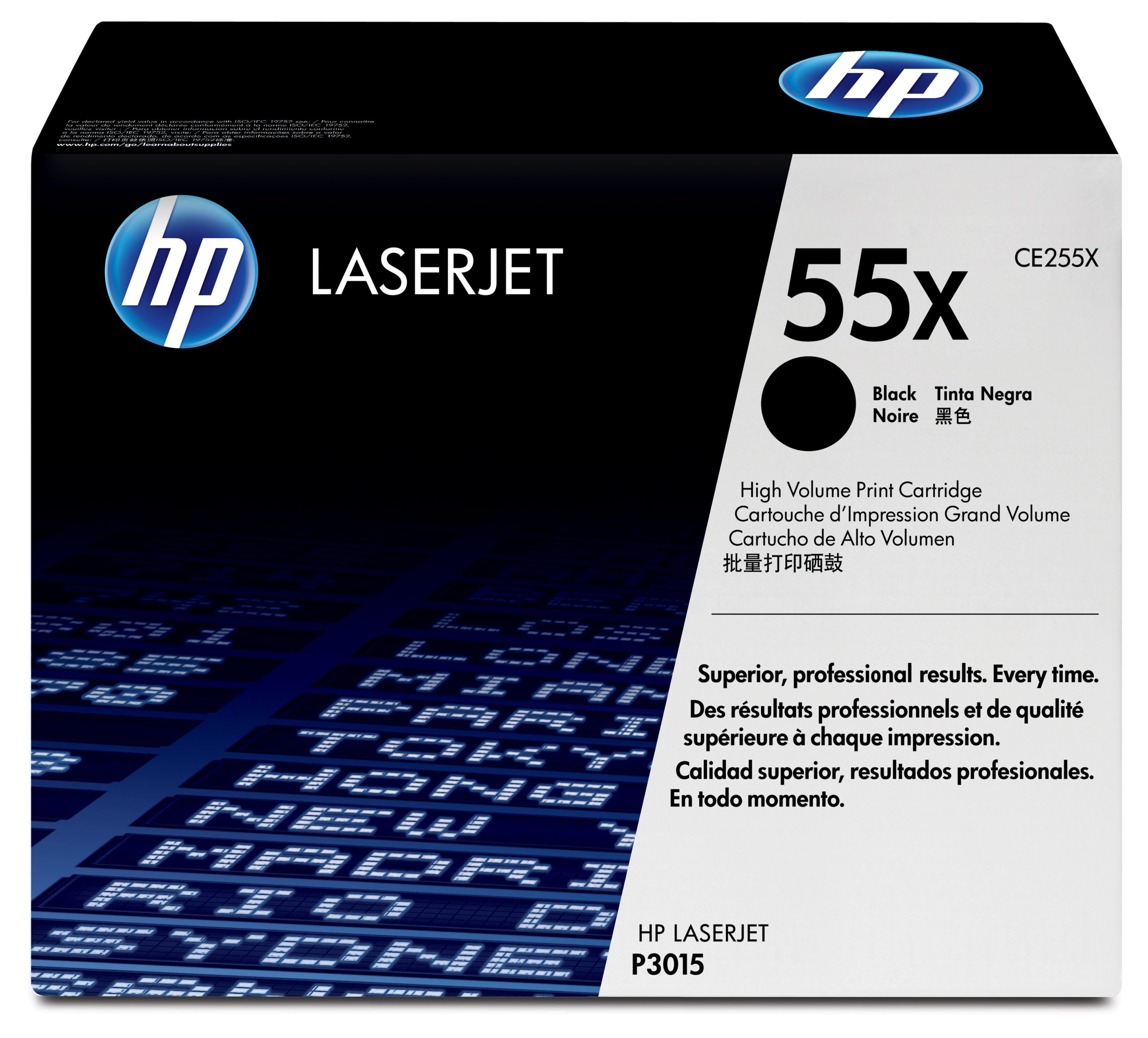 55X BLACK HY LJ TONER CART CE255X.