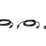 Aten 2m Usb Displayport Kvm Cable Kit, Enables The Connection Of Video, Usb Keyboard/mouse And Audio (speaker) (2L-7D02UDPX3)