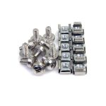 StarTech.com 100 Pkg M6 Mounting Screws And Cage Nuts (CABSCREWM62)