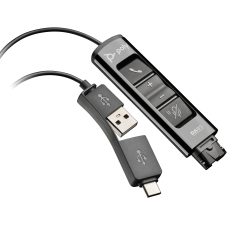 Poly Poly DA85 USB to QD Black Adapter TAA 786C7AA