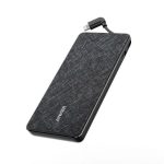 ANKER POWER BANK 10000 WITH LIGHTNING CABLE - BLACK FABRIC
