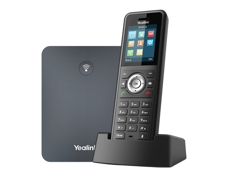 YEALINK (W79P) HIGH PERFORMANCE RUGGED WIRELESS DECT IP PHONE SYSTEM W70B + W59R