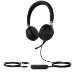 YEALINK WIRED (UH38) MS STEREO HEADSET,NOISE CANCELLING MIC,LEATHER,BLUETOOTH & USB-A