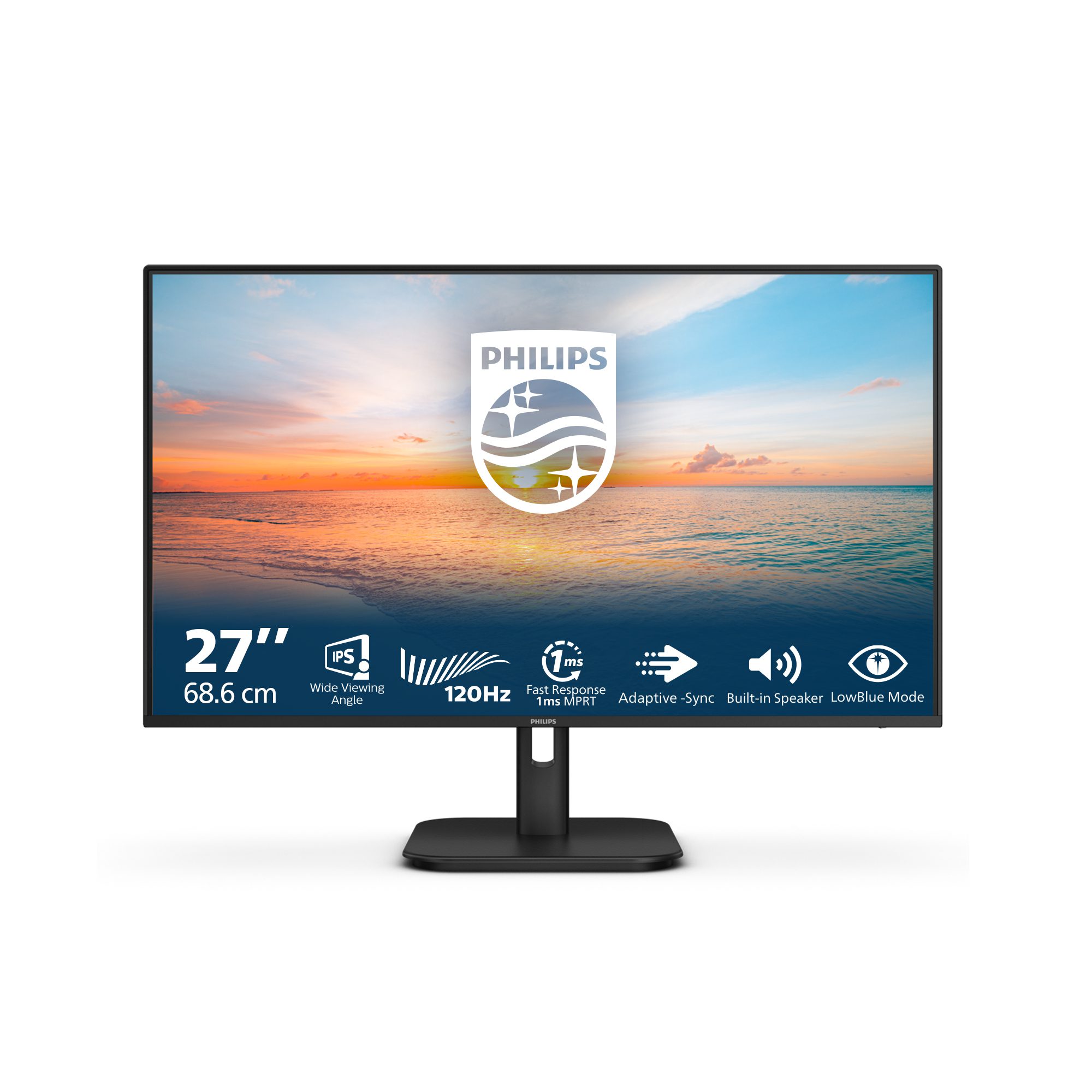 PHILIPS 27in E LINE MONITOR 100hz WITH D