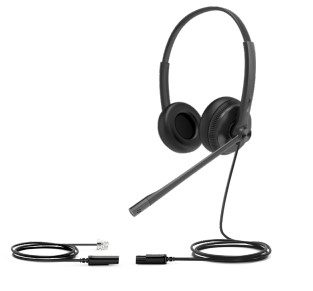 YEALINK YHS34 STEREO WIDEBAND HEADSET, FOAM CUSHIONS - FOR YEALINK IP PHONES