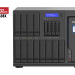 QNAP 16-bay Turbonas(12 X 3.5″ Hdd+ 4 X 2.5″ Ssd),sata 6g,intel Xeon W-1250 6 Cores/12 Threads 3.3 Ghz(boost Up To 4.7 Ghz),32gb Ddr4, 3 Yr (TVS-H1688X-W1250-32G)